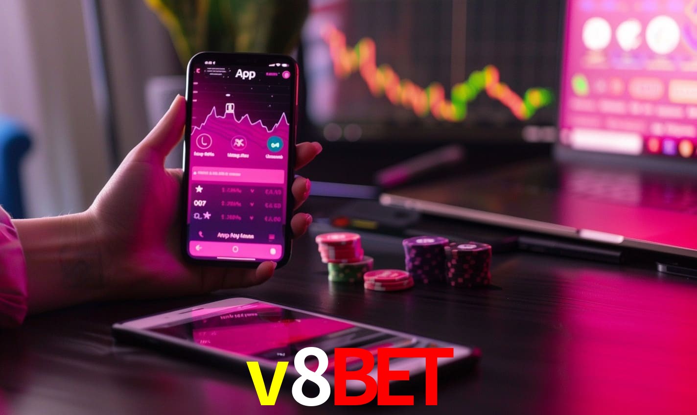 Comparação APP mobile vs versão web da v8bet